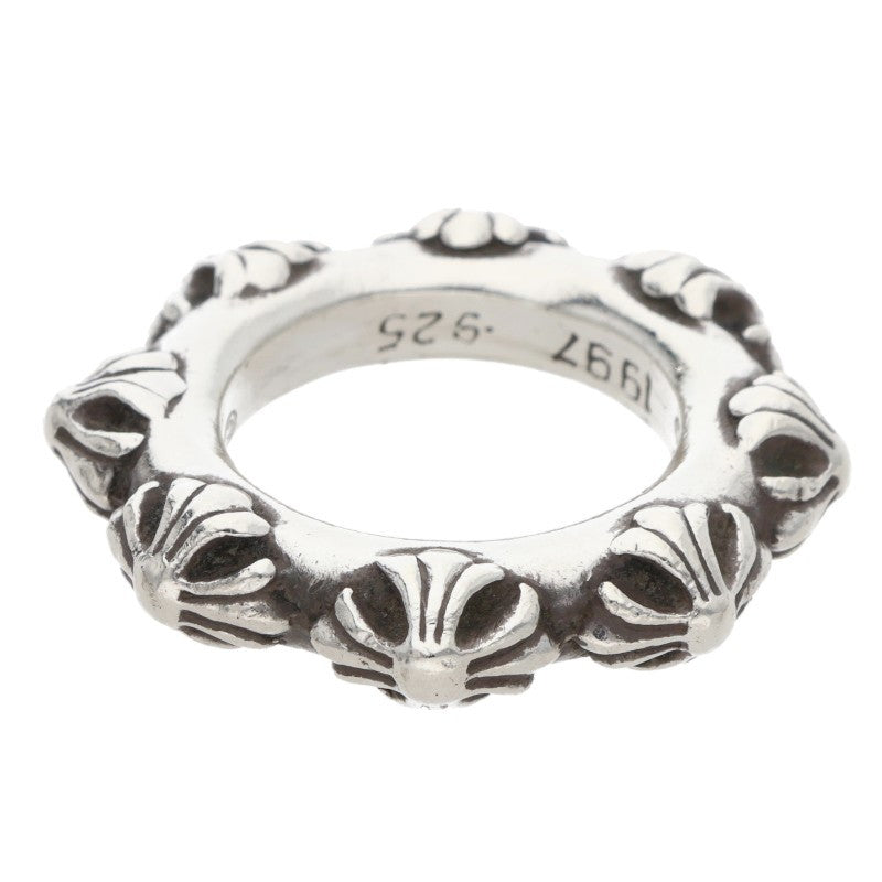 Chrome Hearts CROSS BAND Silver Ring Size ONE SIZE