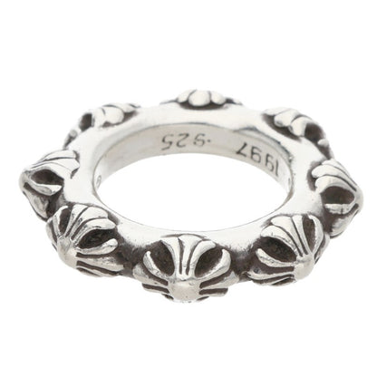 Chrome Hearts CROSS BAND Silver Ring Size ONE SIZE