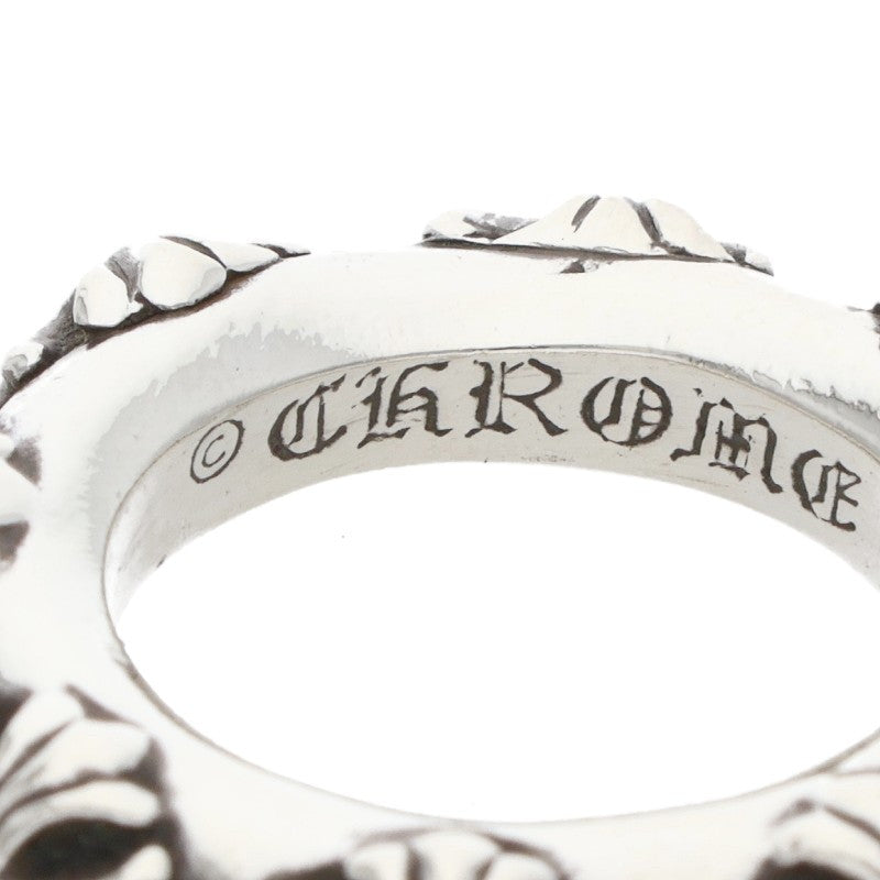 Chrome Hearts CROSS BAND Silver Ring Size ONE SIZE