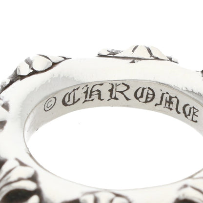 Chrome Hearts CROSS BAND Silver Ring Size ONE SIZE