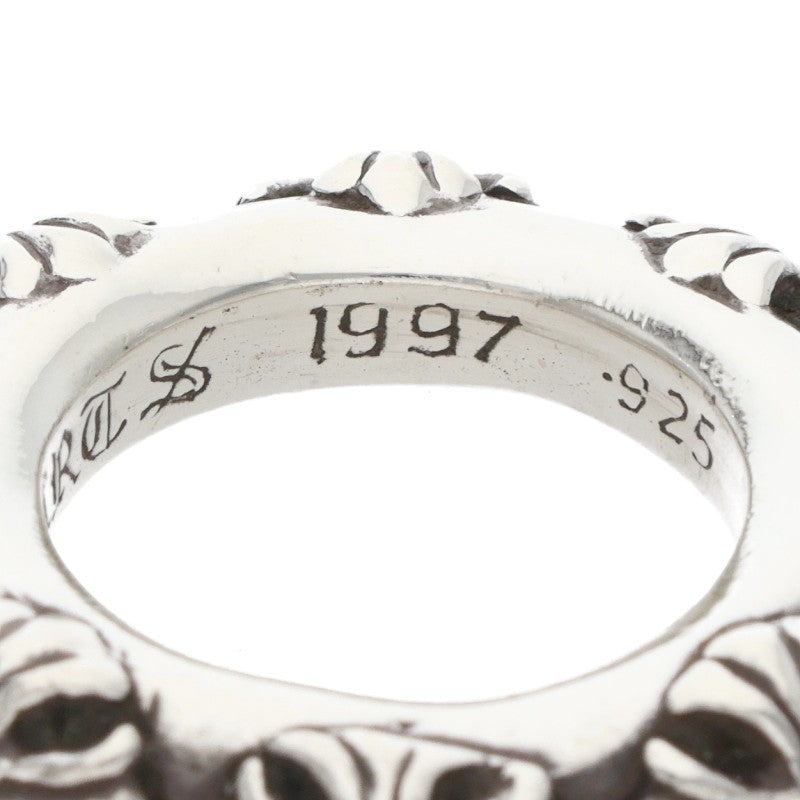 Chrome Hearts CROSS BAND Silver Ring Size ONE SIZE