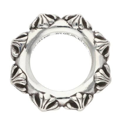Chrome Hearts CROSS BAND Silver Ring Size ONE SIZE