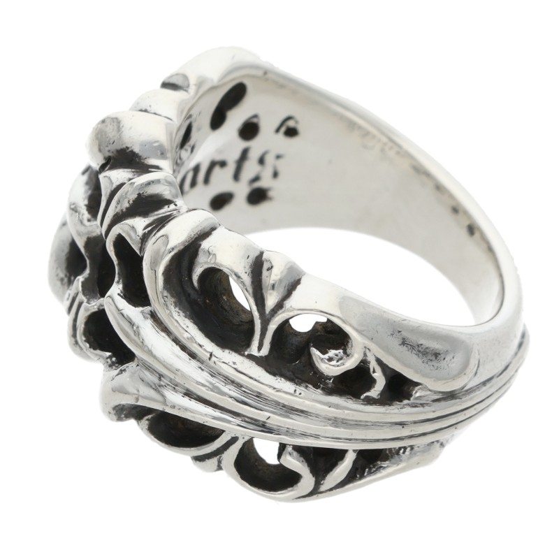 Chrome Hearts K&T Old Silver Ring Size US 7.5
