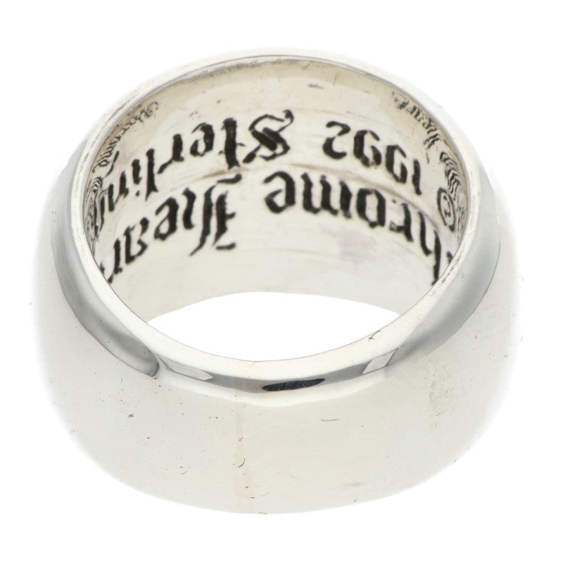 Chrome Hearts SEAL STAMP Ring Silver Size 8.5 (Silver 15.08g)