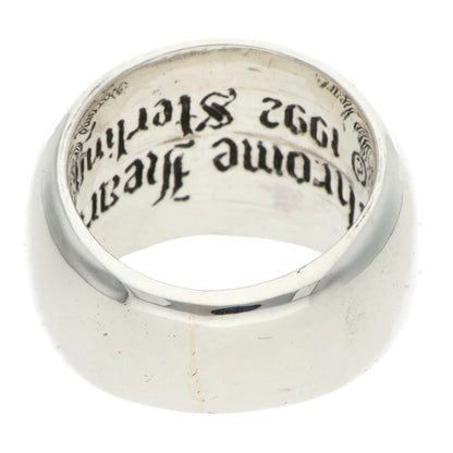 Chrome Hearts SEAL STAMP Ring Silver Size 8.5 (Silver 15.08g)