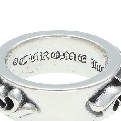 Chrome Hearts DBL NARROW VINE BAND Ring Silver Size JP 13.5 (Silver 15.79g)