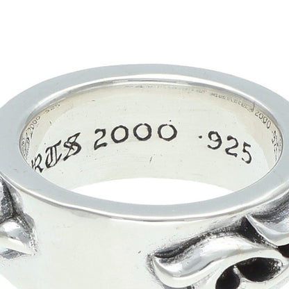 Chrome Hearts DBL NARROW VINE BAND Ring Silver Size JP 13.5 (Silver 15.79g)
