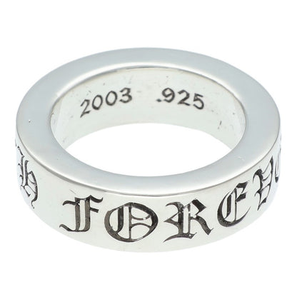 Chrome Hearts 6mm Spacer Forever Silver Ring Size US 4.5