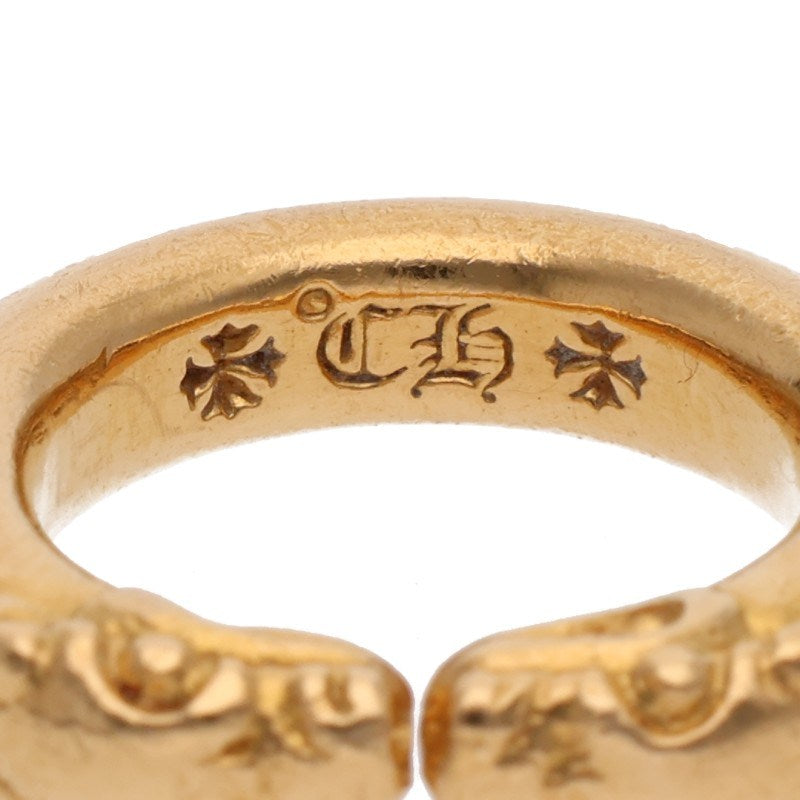 Chrome Hearts 22K Double Dog Gold Ring Size ONE SIZE