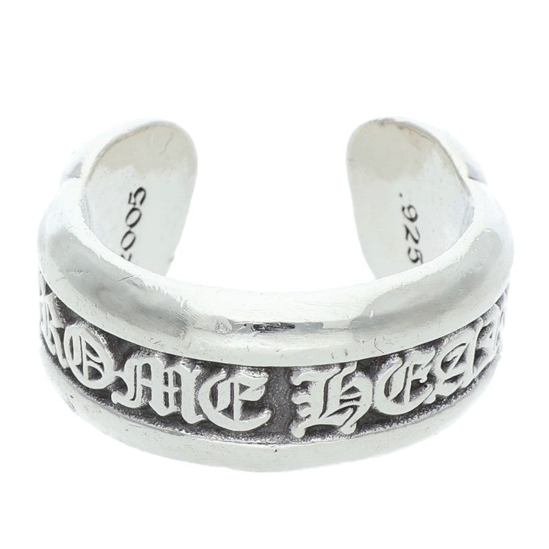 Chrome Hearts SM SCROLL LABEL Ring Silver (Silver 8.11g)