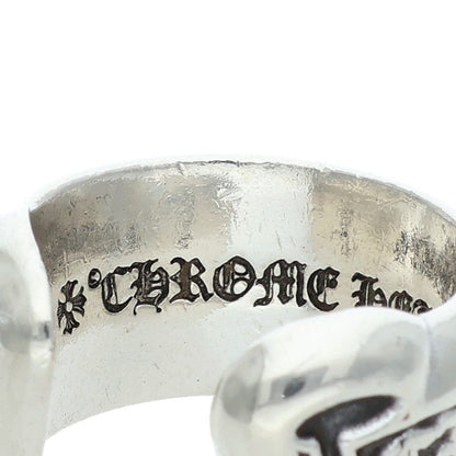 Chrome Hearts SM SCROLL LABEL Ring Silver (Silver 8.11g)
