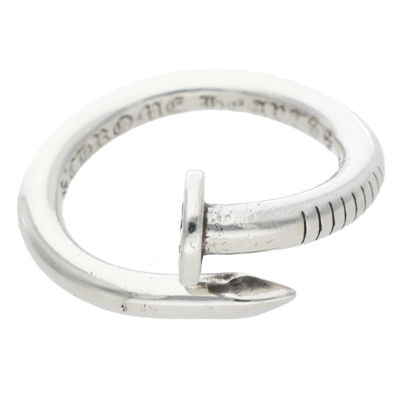 Chrome Hearts NAIL FLAT Silver Ring Size ONE SIZE