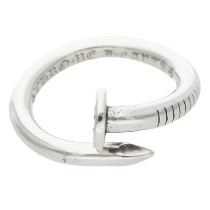 Chrome Hearts NAIL FLAT Silver Ring Size ONE SIZE