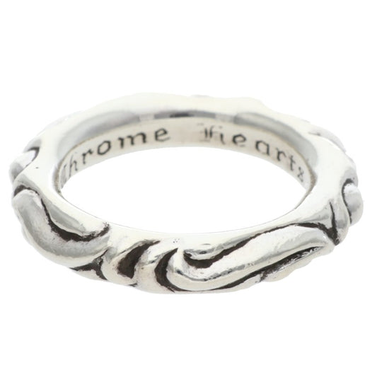 Chrome Hearts SCRL BAND Ring Silver (Silver 9.14g)