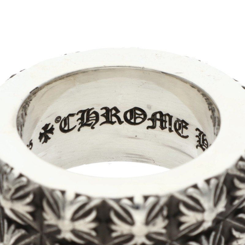 Chrome Hearts PETE PUNK DOUBLE Row Silver Ring Size ONE SIZE