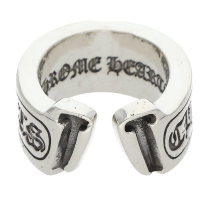 Chrome Hearts LG SCROLL LABEL Ring Silver Size JP 6.5 (Silver 12.64g)
