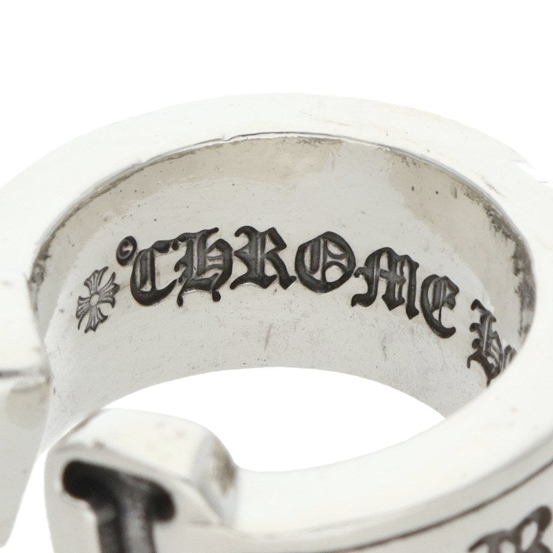 Chrome Hearts LG SCROLL LABEL Ring Silver Size JP 6.5 (Silver 12.64g)