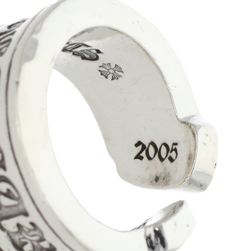 Chrome Hearts LG SCROLL LABEL Ring Silver Size JP 6.5 (Silver 12.64g)