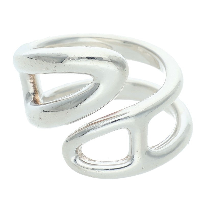 HERMES Chaine d'Ancre Punk Twist .925 Silver Size ONE SIZE