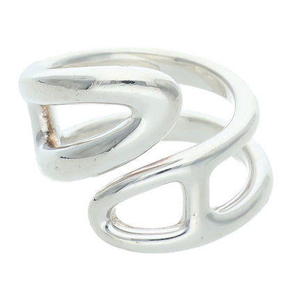 HERMES Chaine d'Ancre Punk Twist .925 Silver Size ONE SIZE