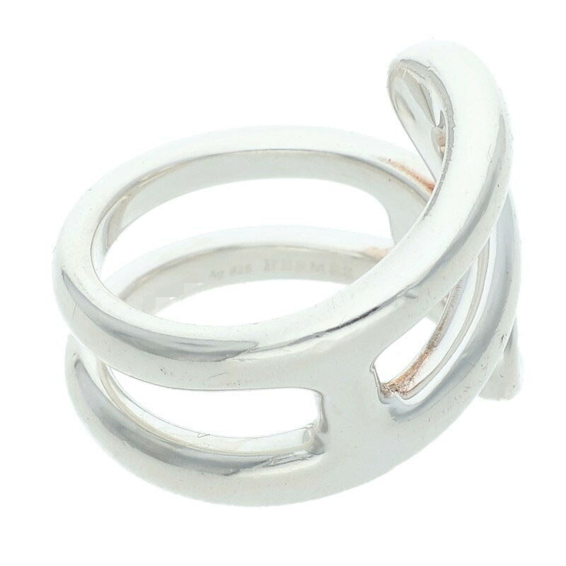 HERMES Chaine d'Ancre Punk Twist .925 Silver Size ONE SIZE