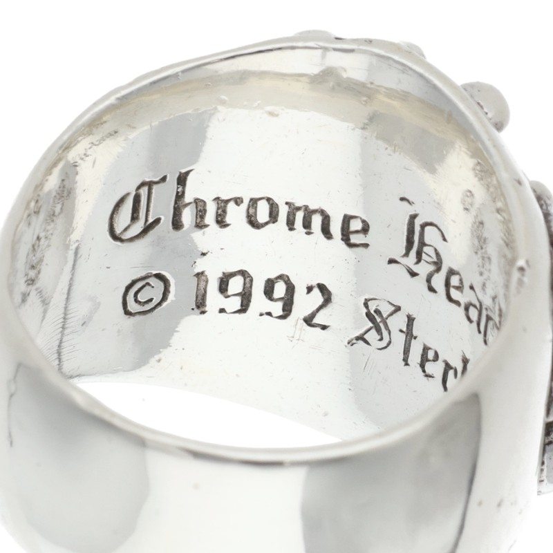 Chrome Hearts KEEPER Silver Ring Size ONE SIZE