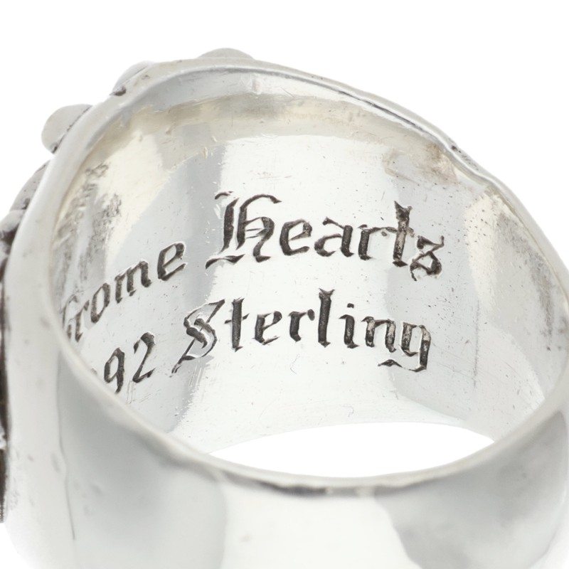 Chrome Hearts KEEPER Silver Ring Size ONE SIZE