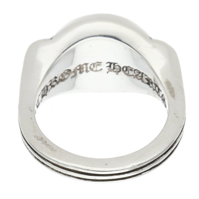 Chrome Hearts CH PLUS Flat Top Silver Ring Size US 5