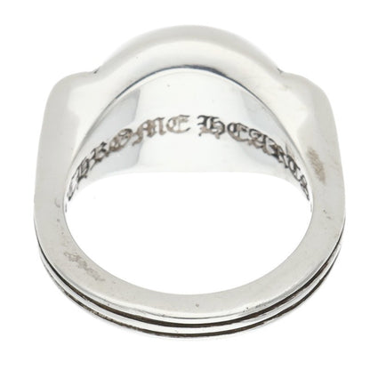 Chrome Hearts CH PLUS Flat Top Silver Ring Size US 5