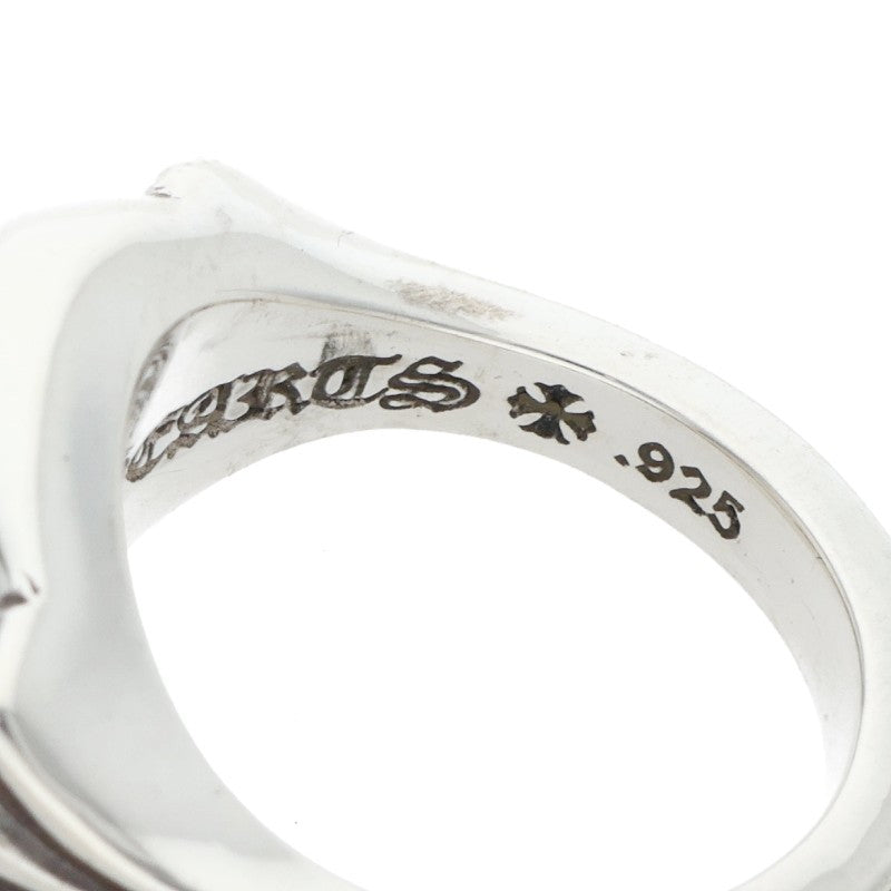 Chrome Hearts CH PLUS Flat Top Silver Ring Size US 5