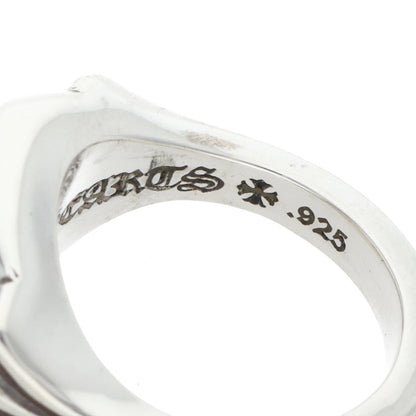 Chrome Hearts CH PLUS Flat Top Silver Ring Size US 5