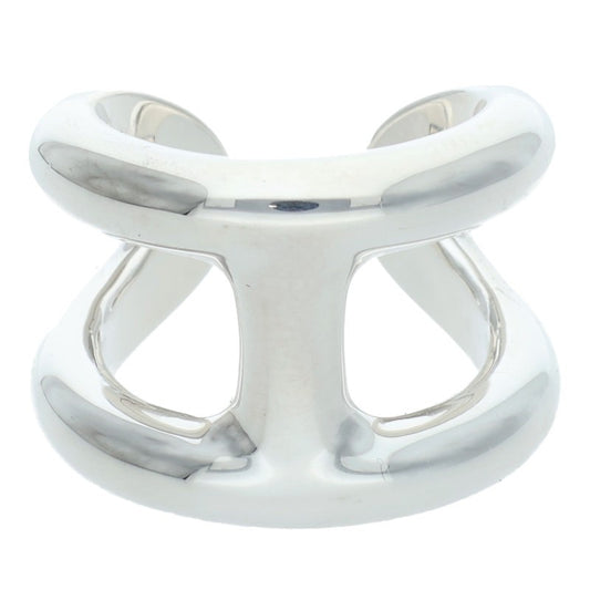 HERMES Osmose GM .925 Silver Ring Size ONE SIZE