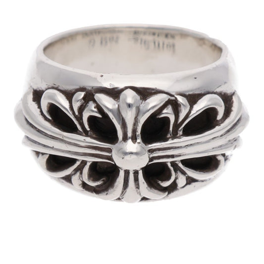 Chrome Hearts FLRL CRS Silver Ring Size ONE SIZE