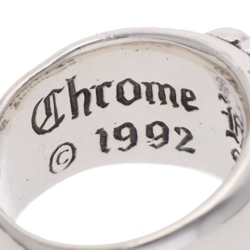 Chrome Hearts FLRL CRS Silver Ring Size US 6.5