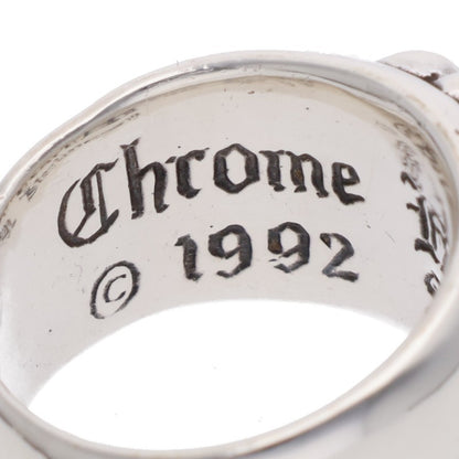 Chrome Hearts FLRL CRS Silver Ring Size US 6.5