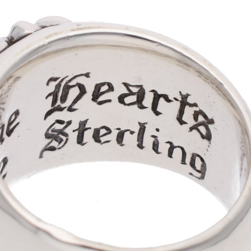 Chrome Hearts FLRL CRS Silver Ring Size US 6.5