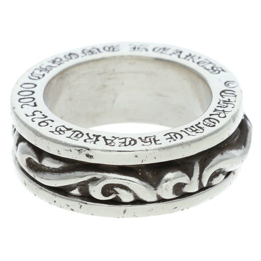 Chrome Hearts RING SPINNER SCROLL Silver Ring Size ONE SIZE
