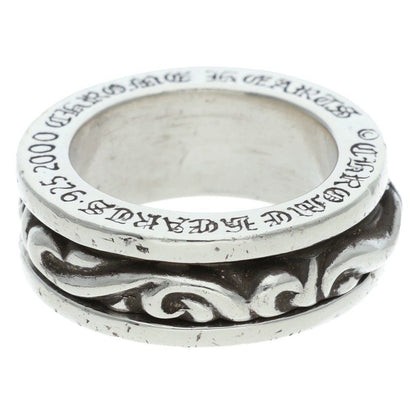 Chrome Hearts RING SPINNER SCROLL Silver Ring Size US 8.5