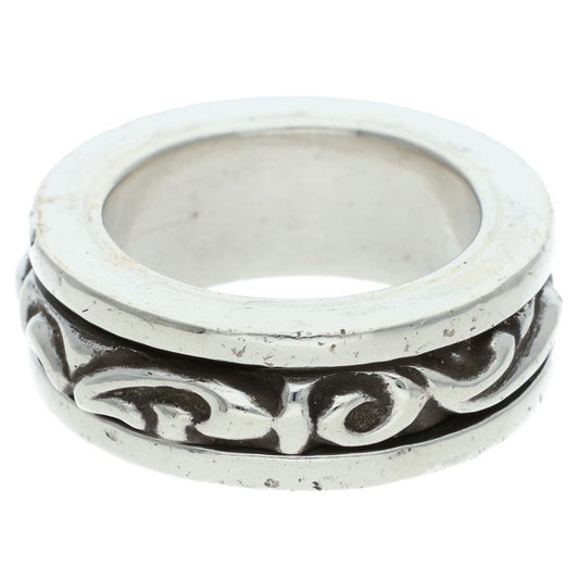 Chrome Hearts RING SPINNER SCROLL Silver Ring Size US 8.5
