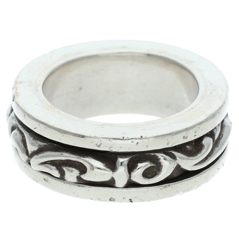 Chrome Hearts RING SPINNER SCROLL Silver Ring Size US 8.5