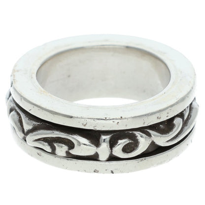 Chrome Hearts RING SPINNER SCROLL Silver Ring Size US 8.5