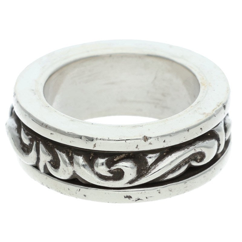Chrome Hearts RING SPINNER SCROLL Silver Ring Size US 8.5