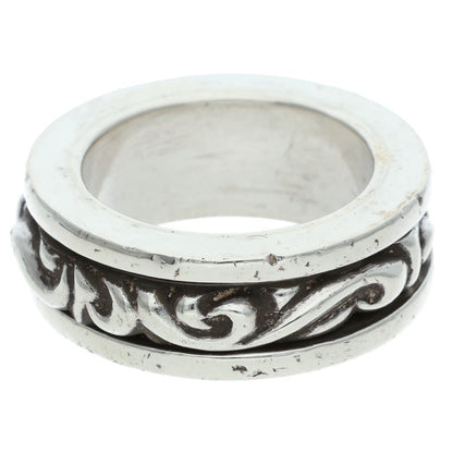 Chrome Hearts RING SPINNER SCROLL Silver Ring Size US 8.5
