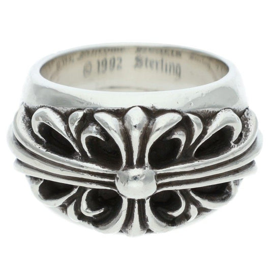 Chrome Hearts FLRL CRS Silver Ring Size ONE SIZE
