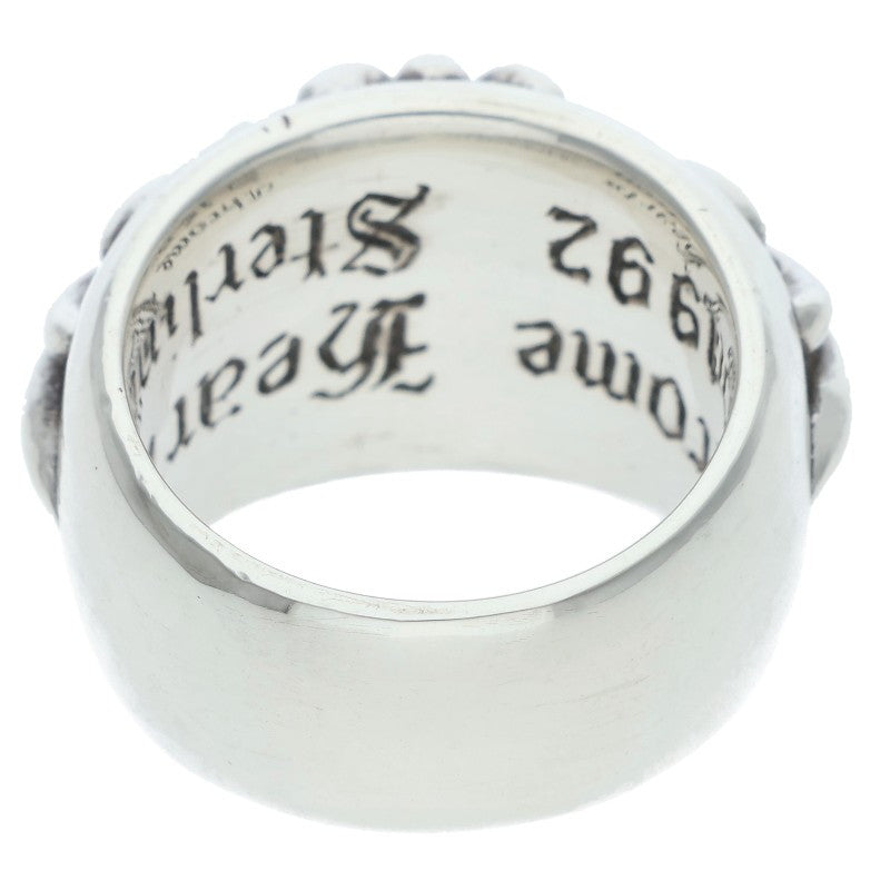 Chrome Hearts FLRL CRS Silver Ring Size US 5