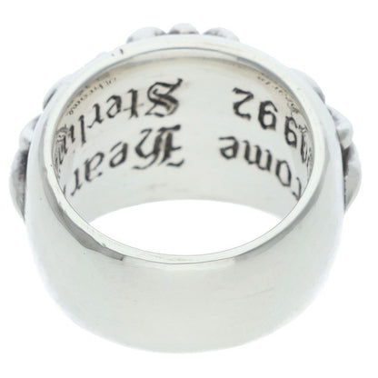 Chrome Hearts FLRL CRS Silver Ring Size US 5