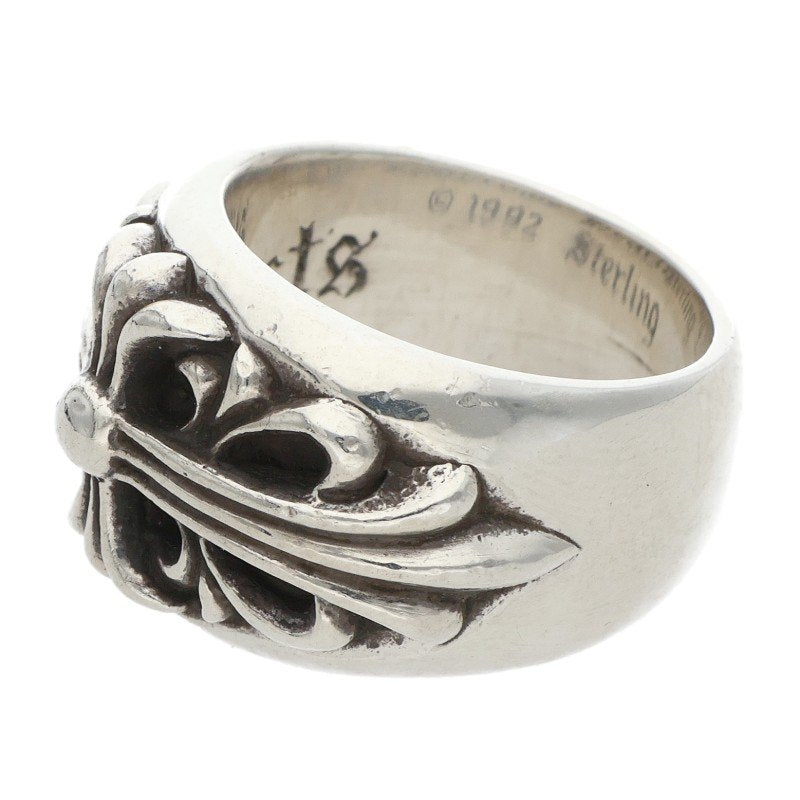 Chrome Hearts FLRL CRS Silver Ring Size US 5