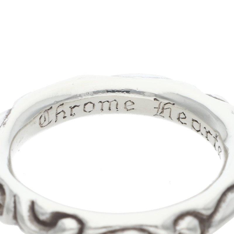 Chrome Hearts SCRL BAND Ring Silver (Silver 9.71g)