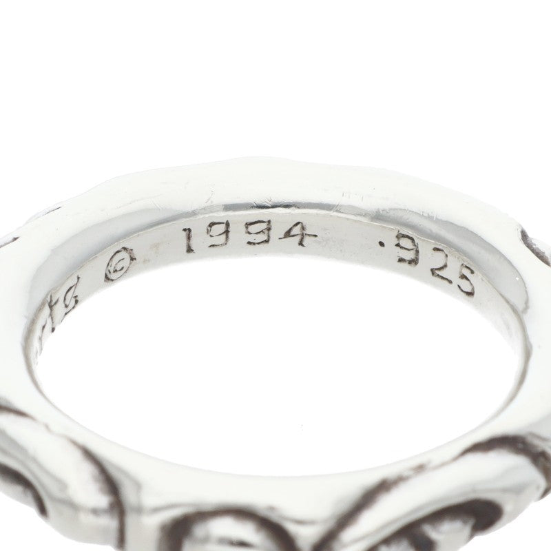 Chrome Hearts SCRL BAND Ring Silver (Silver 9.71g)