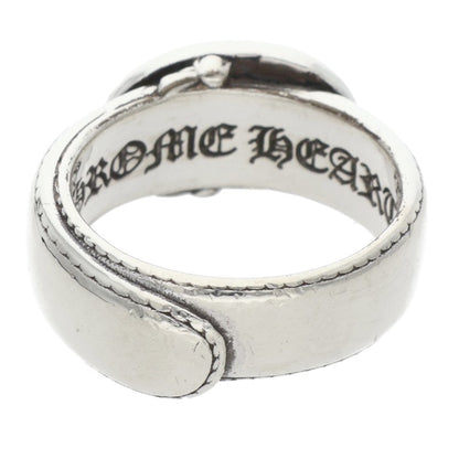 Chrome Hearts BELTED OVAL SML Silver Ring Size US 4